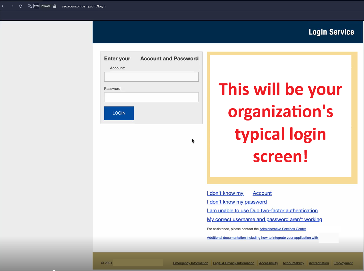 Org Login